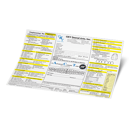 Implant Rx form